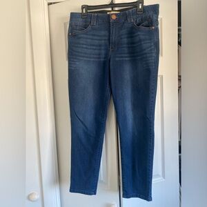 Democracy Classic Women's Dark Blue Stretch Skinny Jeans with Ab Technology